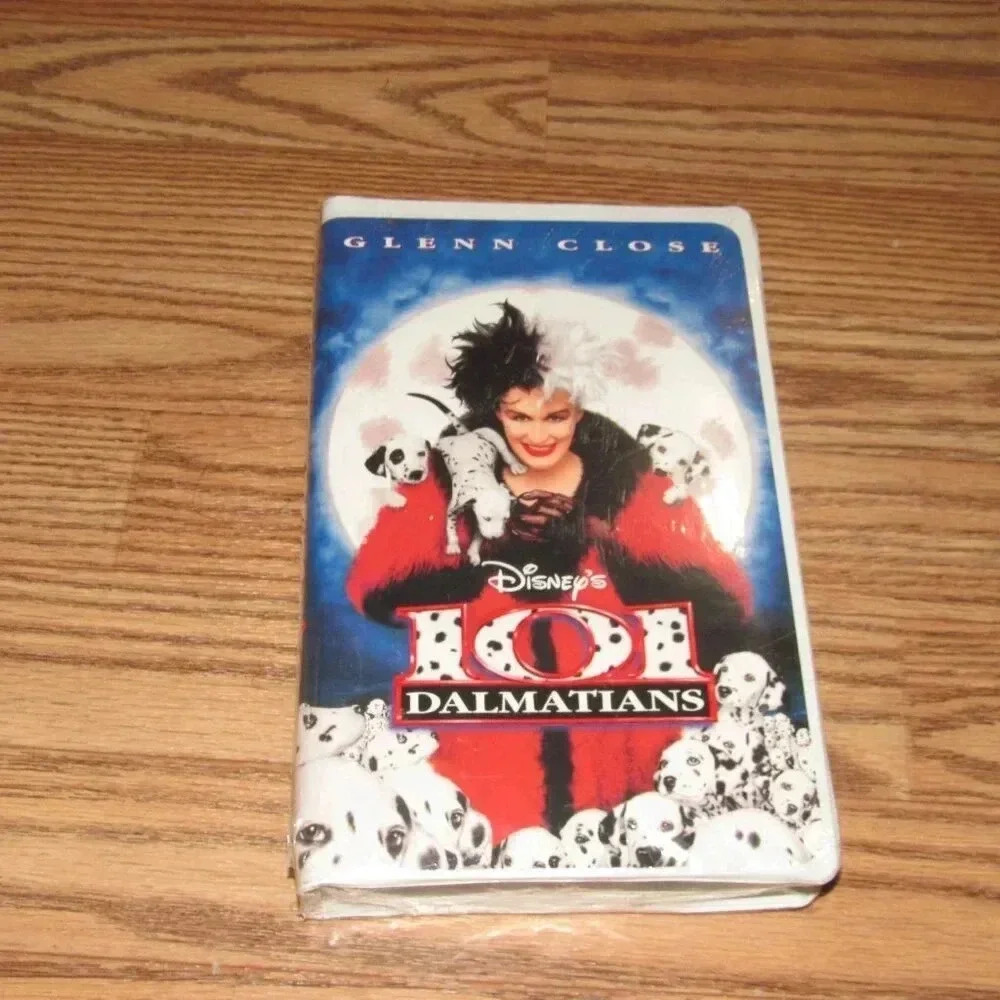 Walt Disney Home Video “101 DALMATIANS” Glenn Close (VHS)~SEALED!